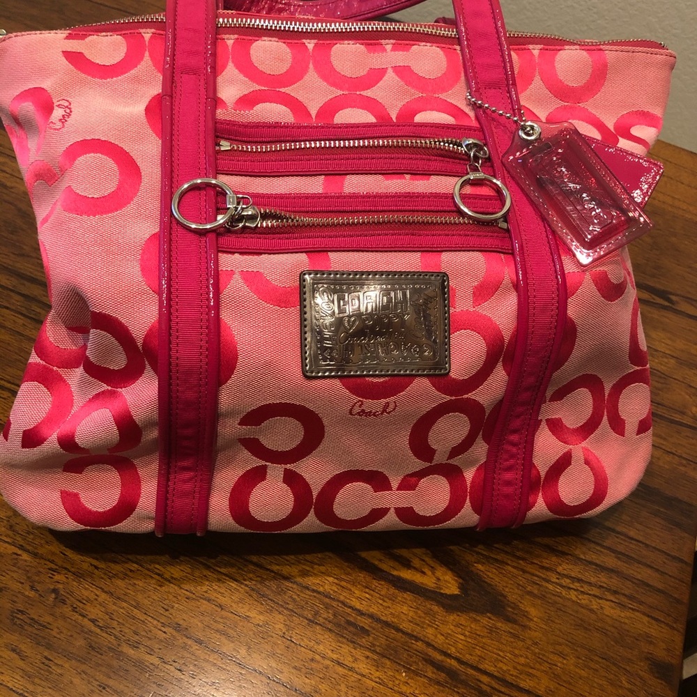 Pink Coach Purse